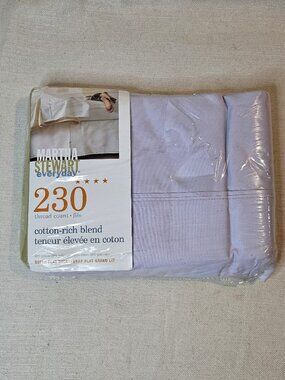 Martha Stewart Everyday - Queen Flat Sheet - Vintage